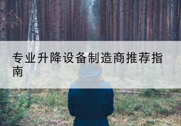 大丰电动剪叉升降平台厂家-专业升降设备制造商推荐指南